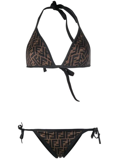 fendi replica bathing suit|Fendi high waisted bikini.